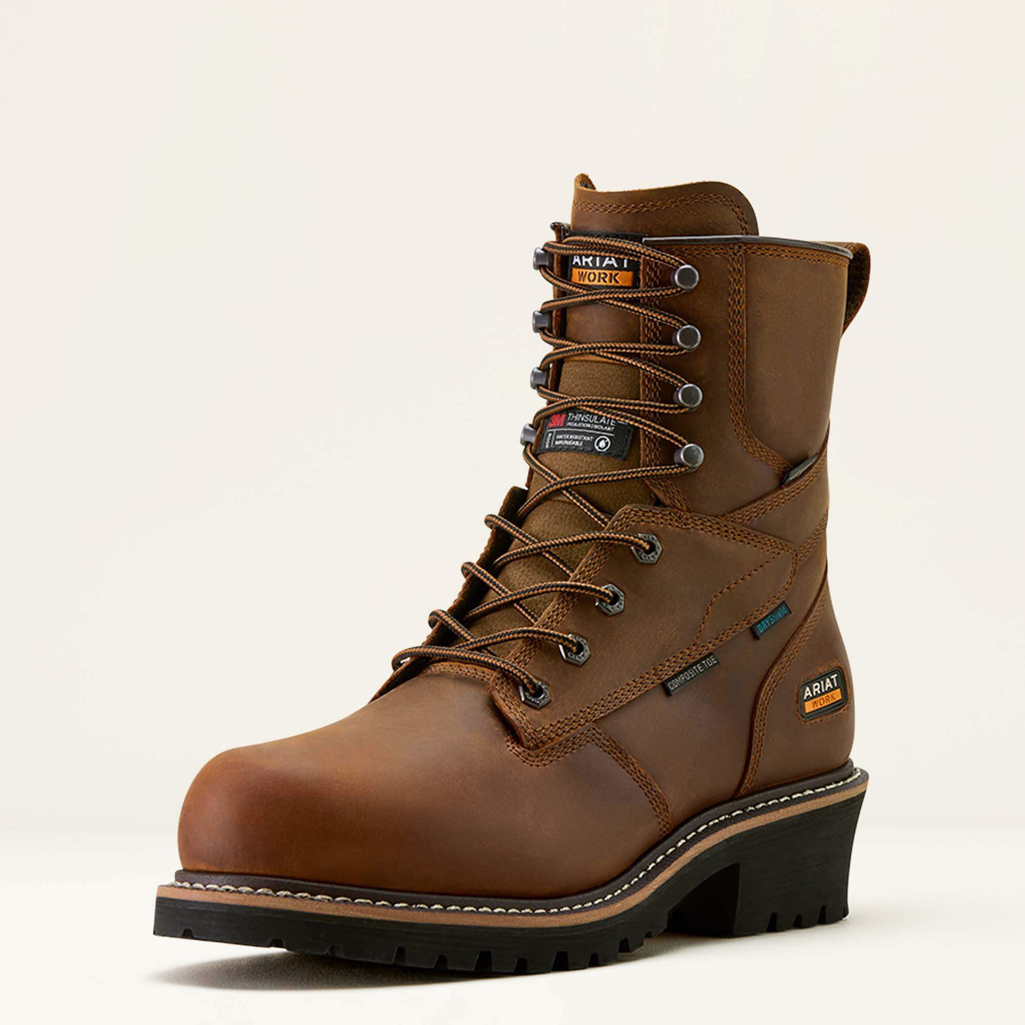 Ariat Logger Shock Shield Waterproof Insulated Composite Toe Work Boot Sale