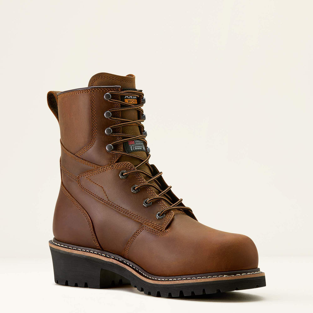 Ariat Logger Shock Shield Waterproof Insulated Composite Toe Work Boot Sale