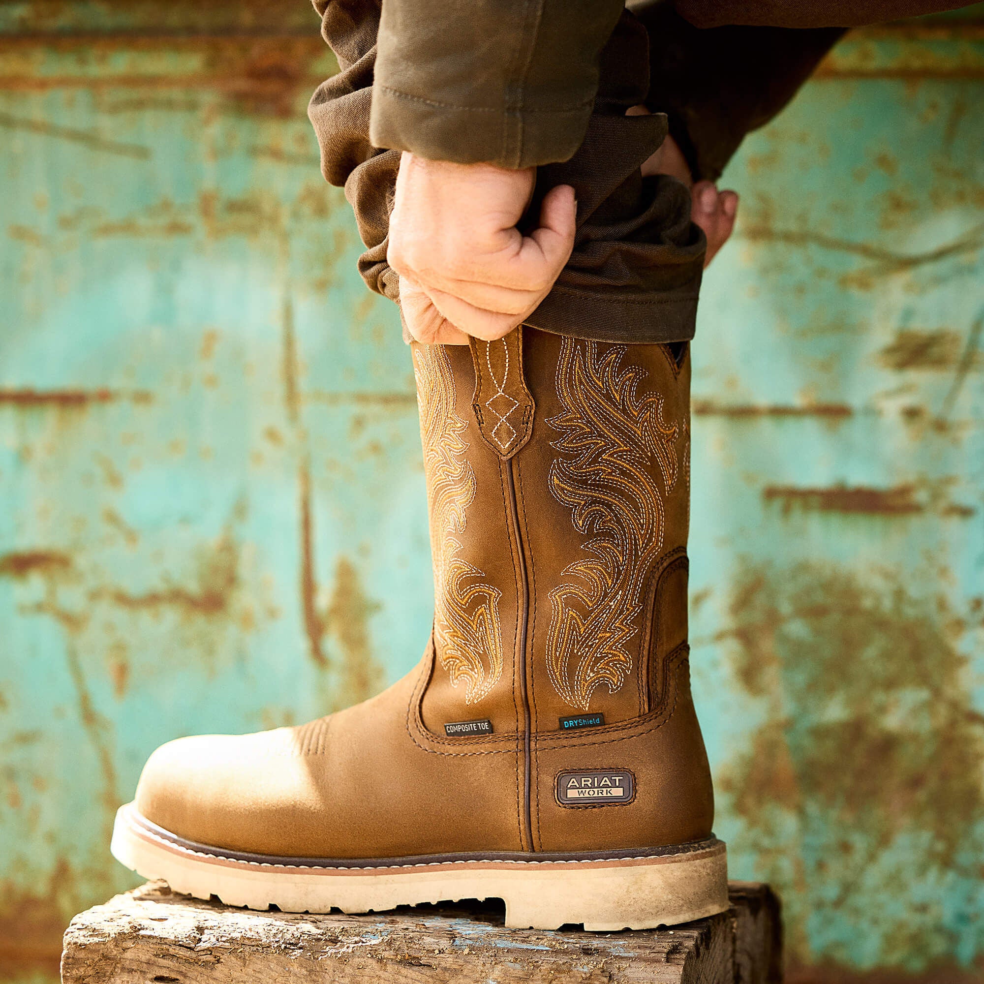 Ariat Logger Shock Shield Waterproof Work Boot Sale