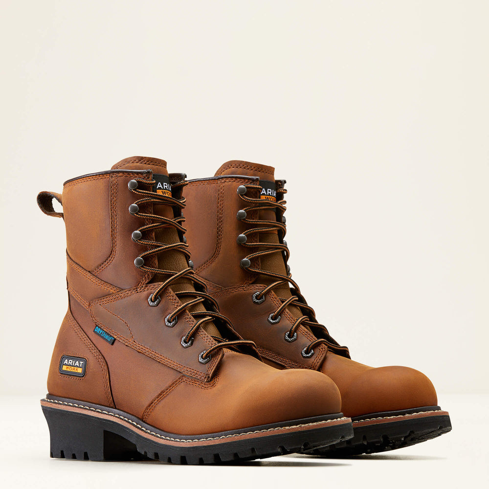 Ariat Logger Shock Shield Waterproof Work Boot Sale