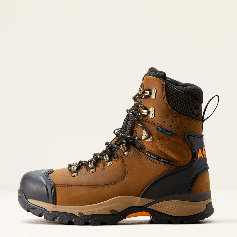 Ariat Endeavor 8" Waterproof Insulated Carbon Toe Work Boot For Sale