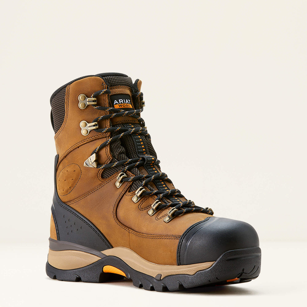 Ariat Endeavor 8" Waterproof Insulated Carbon Toe Work Boot For Sale