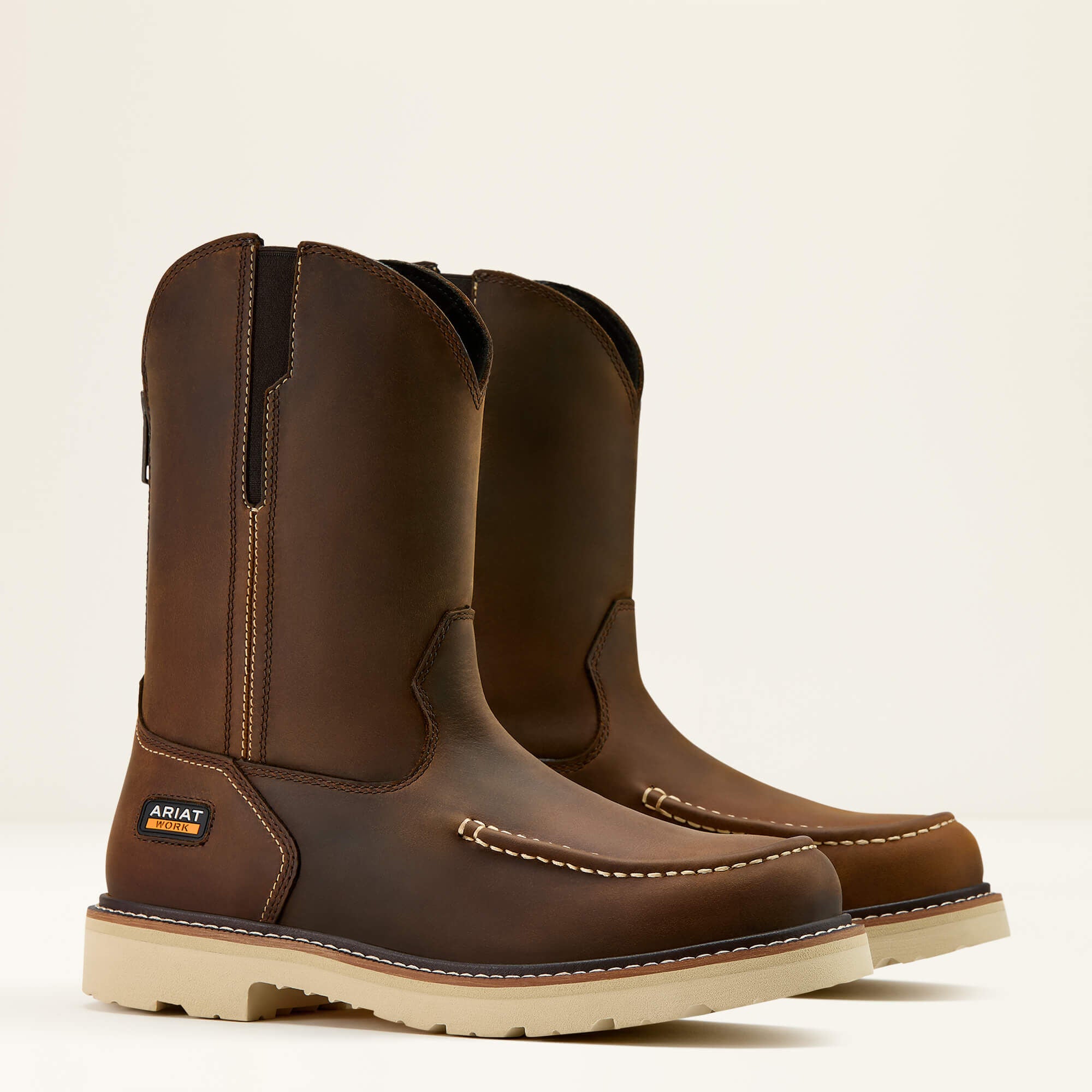 Ariat Rebar Lift Pull On Moc Toe Work Boot Outlet