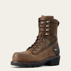Ariat Powerline 8" Waterproof Composite Toe Work Boot Discount