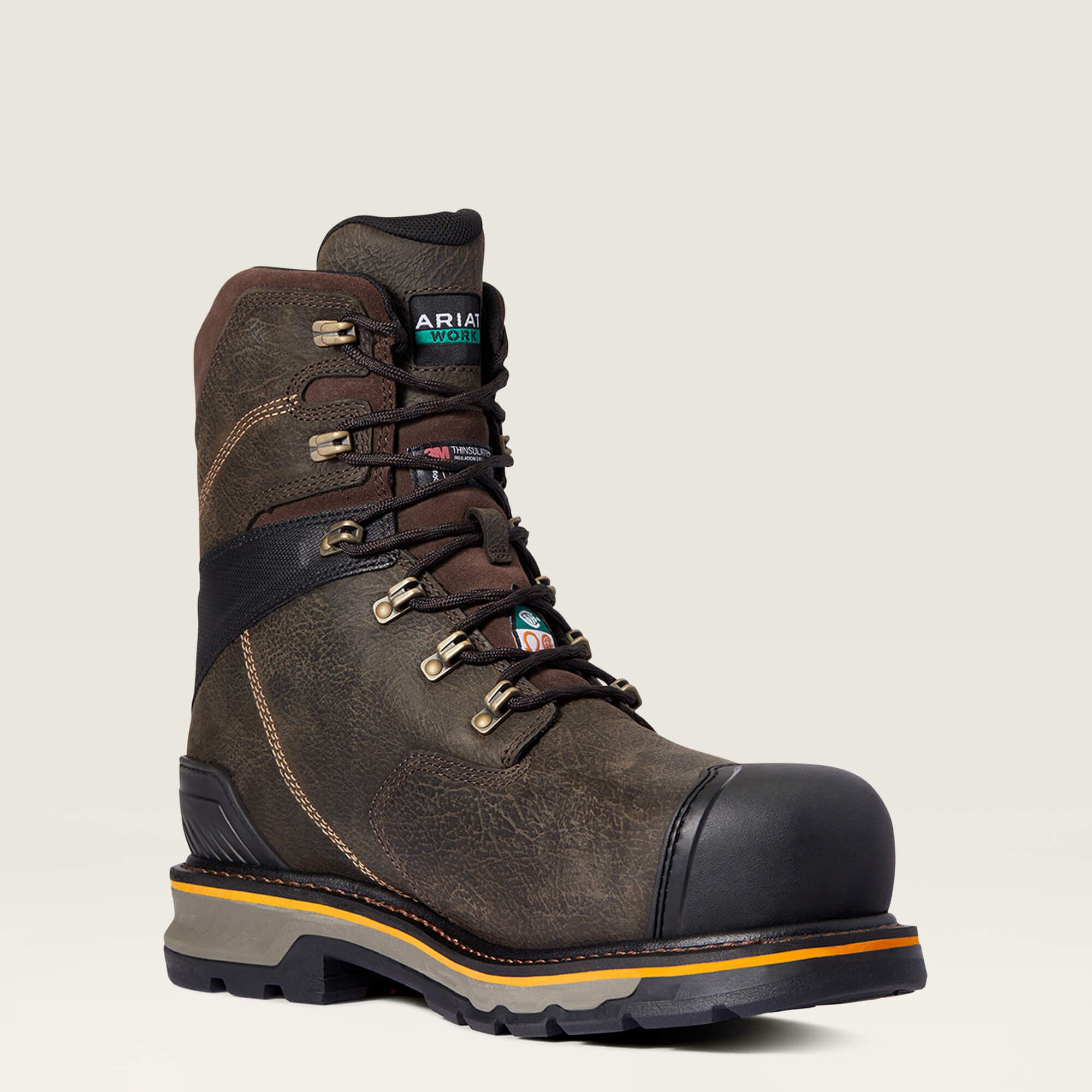 Ariat Stump Jumper 8" CSA Glacier Grip Waterproof 600g Composite Toe Work Boot Sale