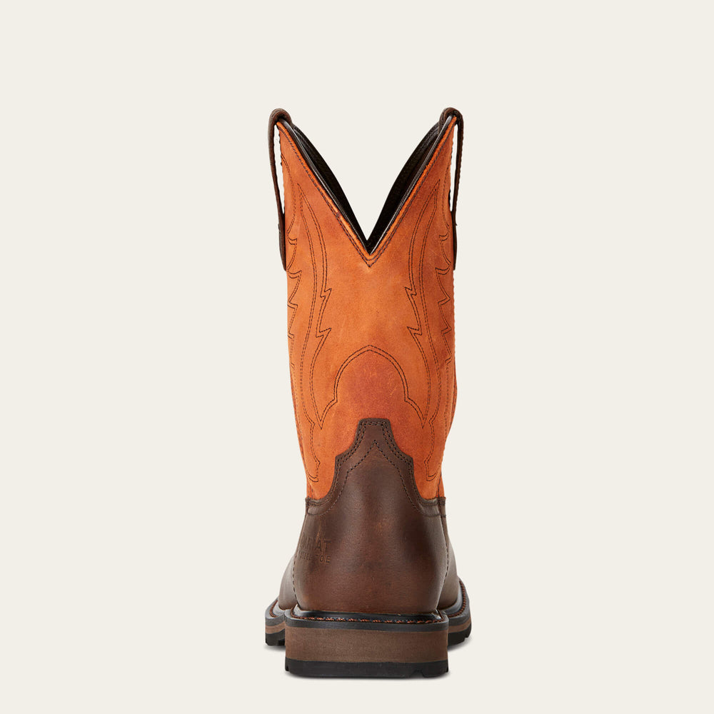 Ariat Groundbreaker Wide Square Toe Steel Toe Work Boot Sale