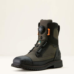 Ariat RigTEK Wildcat BOA 8" CSA Waterproof Wide Square Toe Composite Toe Work Boot For Sale