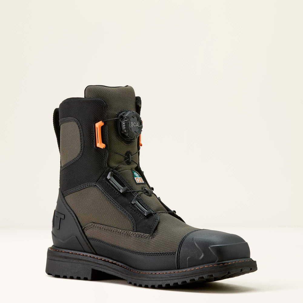 Ariat RigTEK Wildcat BOA 8" CSA Waterproof Wide Square Toe Composite Toe Work Boot For Sale