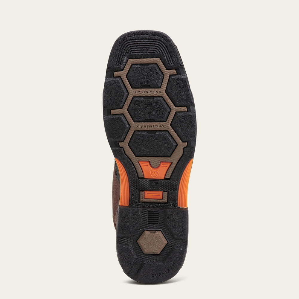 Ariat OverDrive 8" Wide Square Toe Waterproof Composite Toe Work Boot For Sale