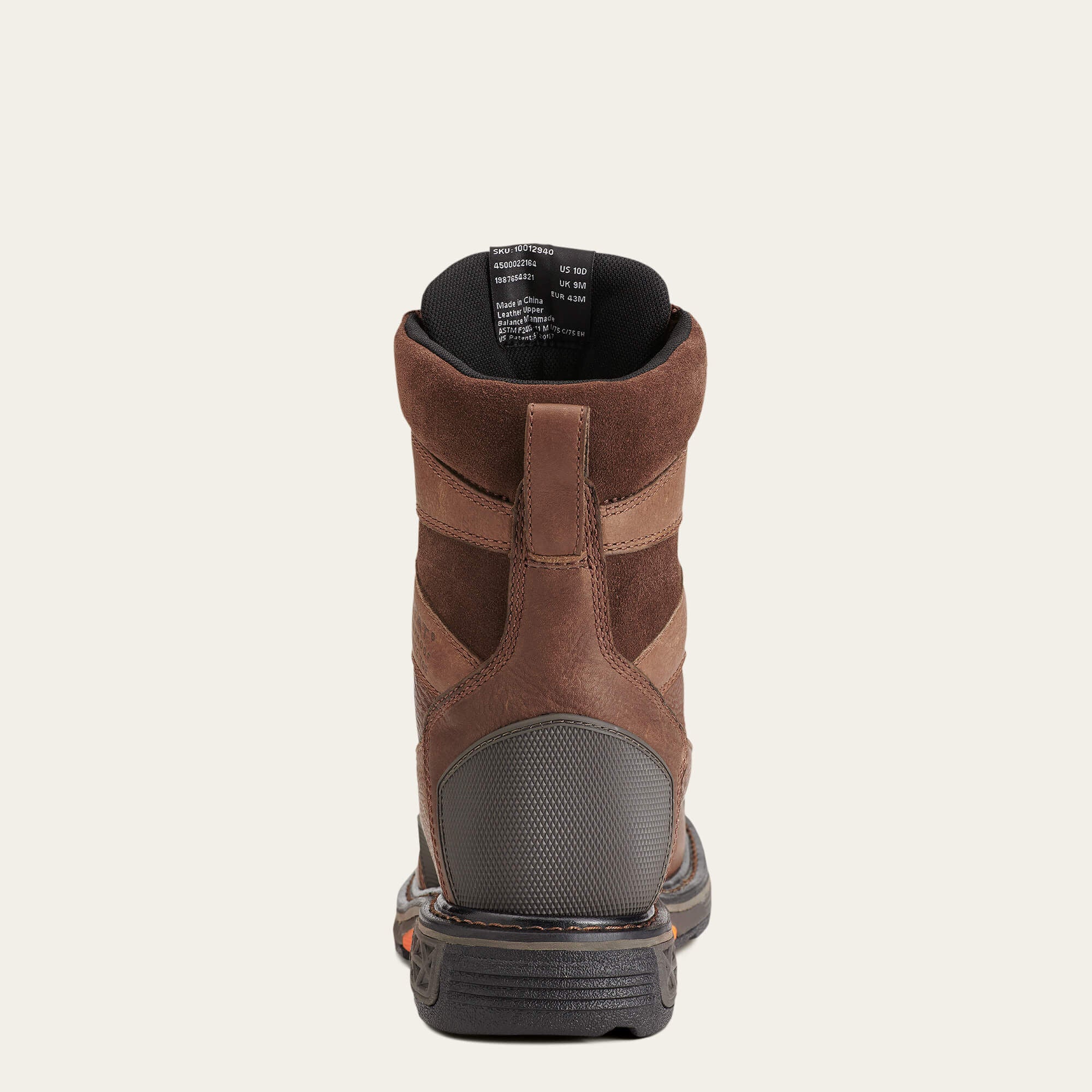 Ariat OverDrive 8" Wide Square Toe Waterproof Composite Toe Work Boot For Sale