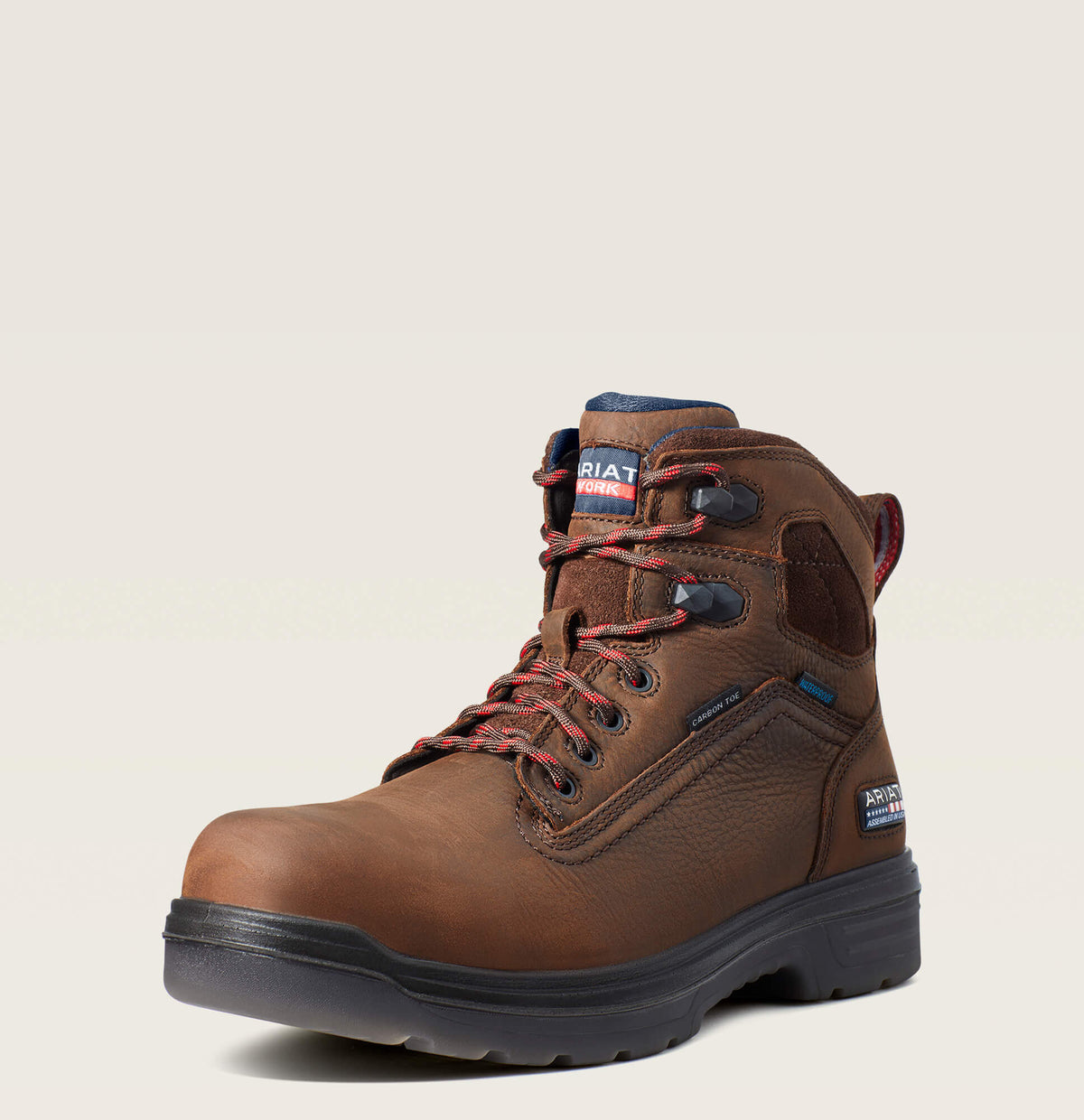 Ariat Turbo 6" USA Assembled Waterproof Carbon Toe Work Boot Outlet