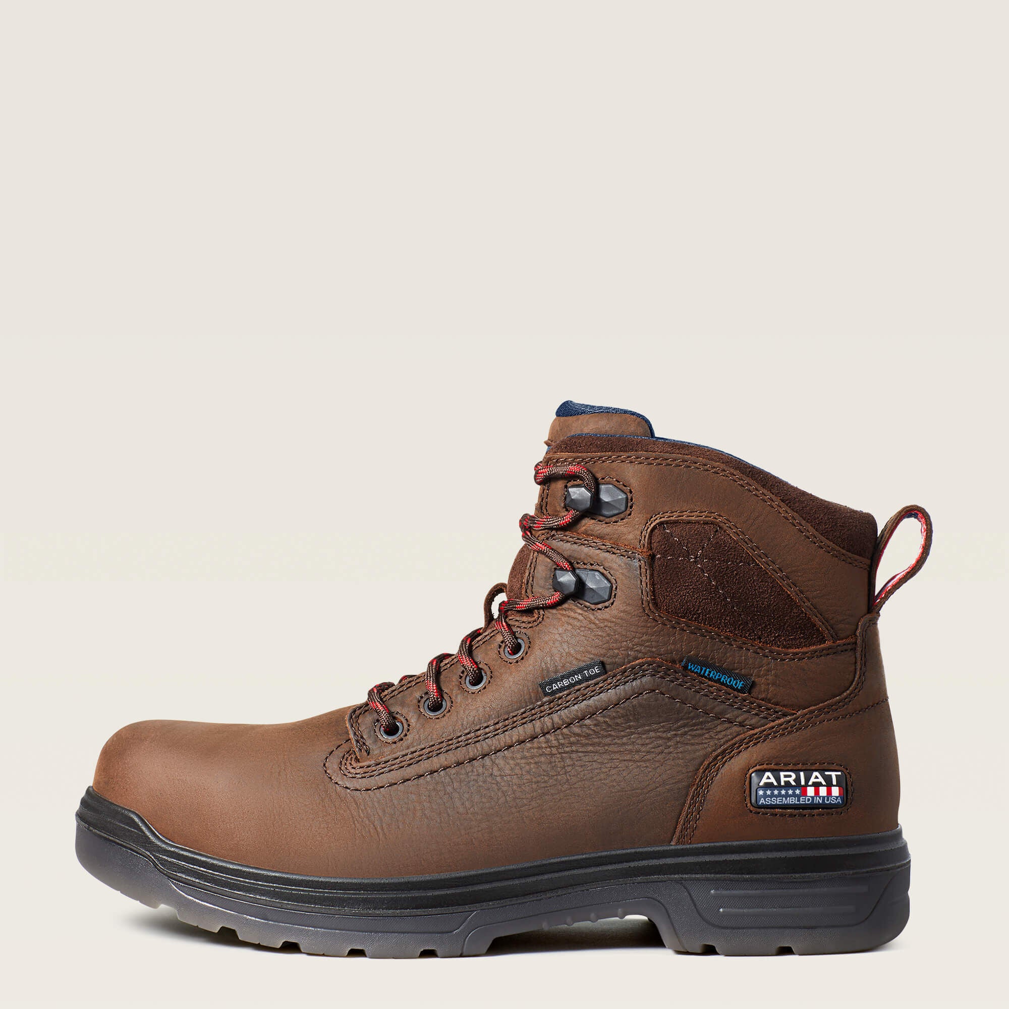 Ariat Turbo 6" USA Assembled Waterproof Carbon Toe Work Boot Outlet