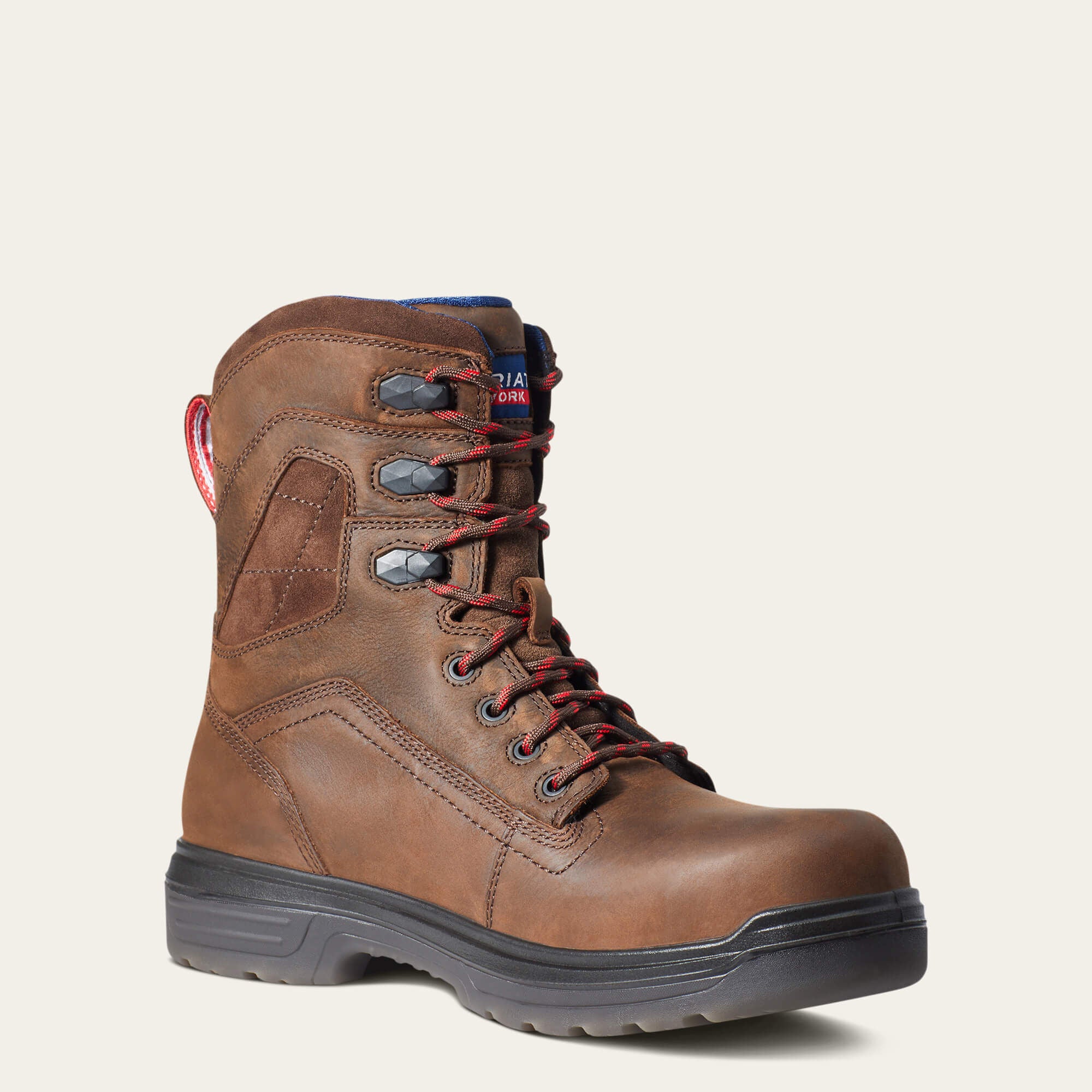 Ariat Turbo 8" USA Assembled Waterproof Carbon Toe Work Boot Outlet