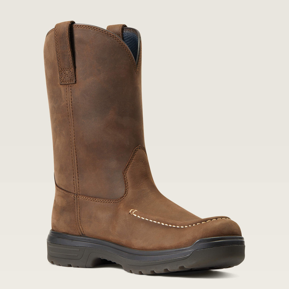 Ariat Turbo Moc Toe Waterproof Work Boot Sale