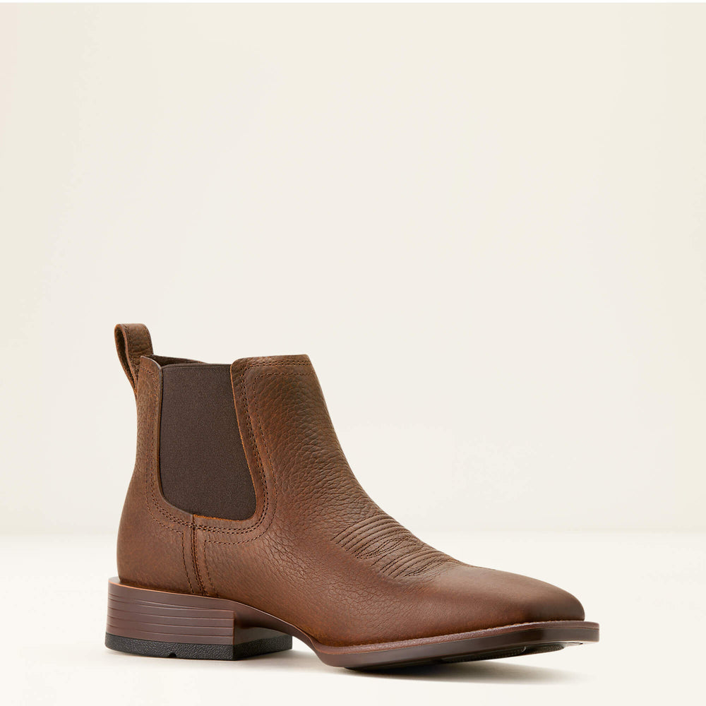 Ariat Booker Chelsea Wide Square Toe Western Boot Outlet