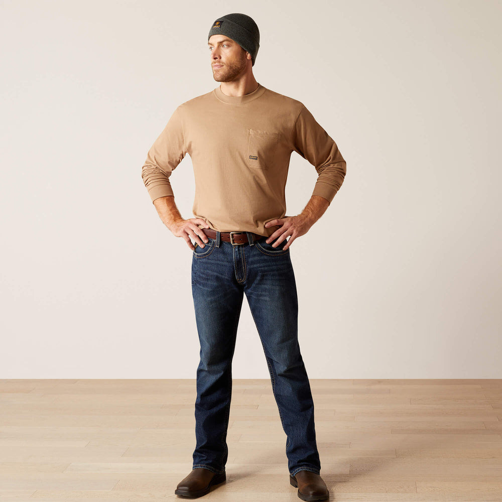 Ariat Rebar M4 Relaxed Rail Boot Cut Jean Outlet