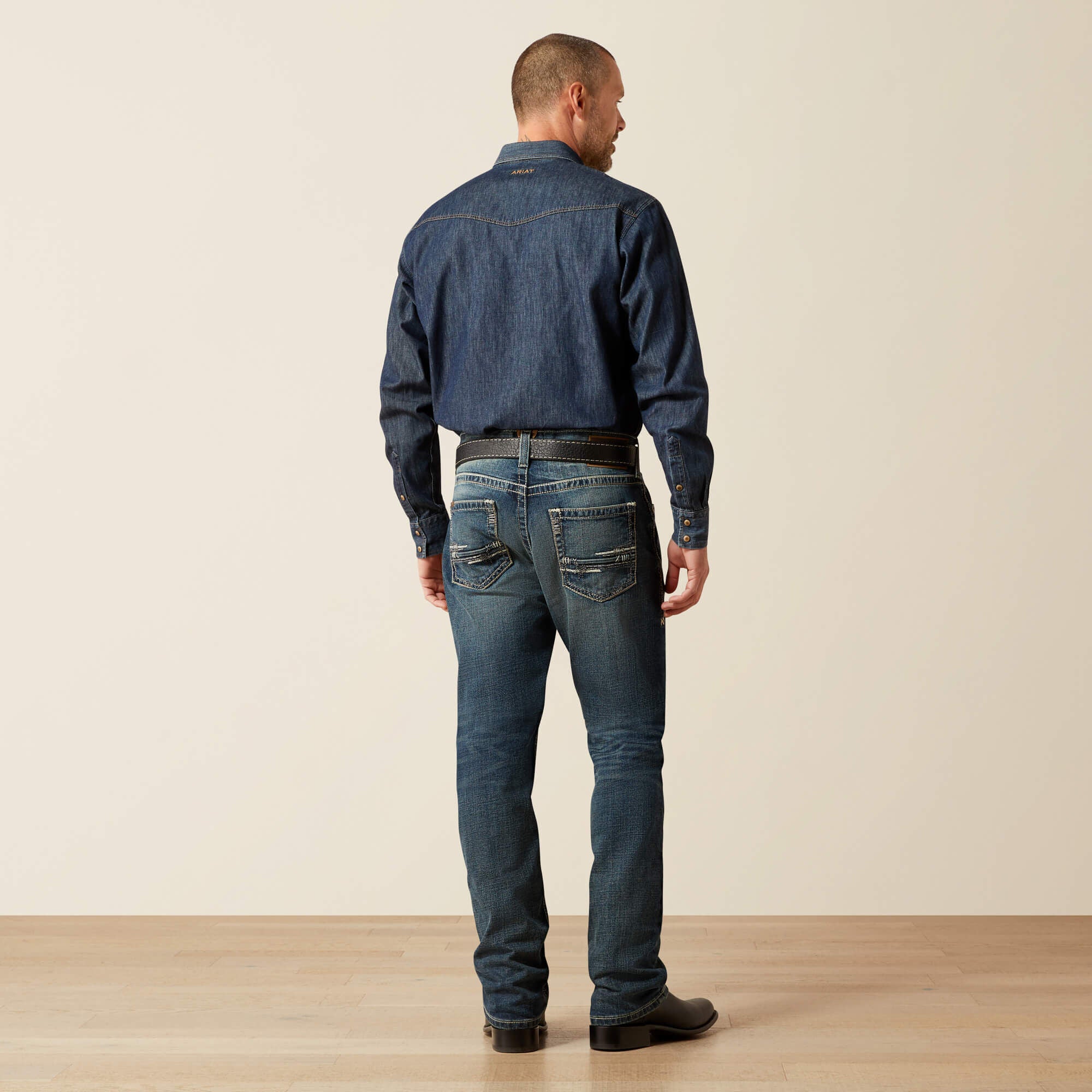 Ariat M5 Slim Stretch Adkins Stackable Straight Leg Jean On Sale