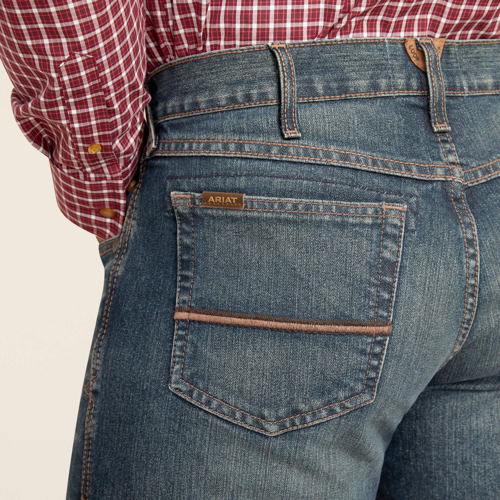 Ariat M2 Traditional Relaxed Stretch Pro Series Ray Boot Cut Jean For Sale