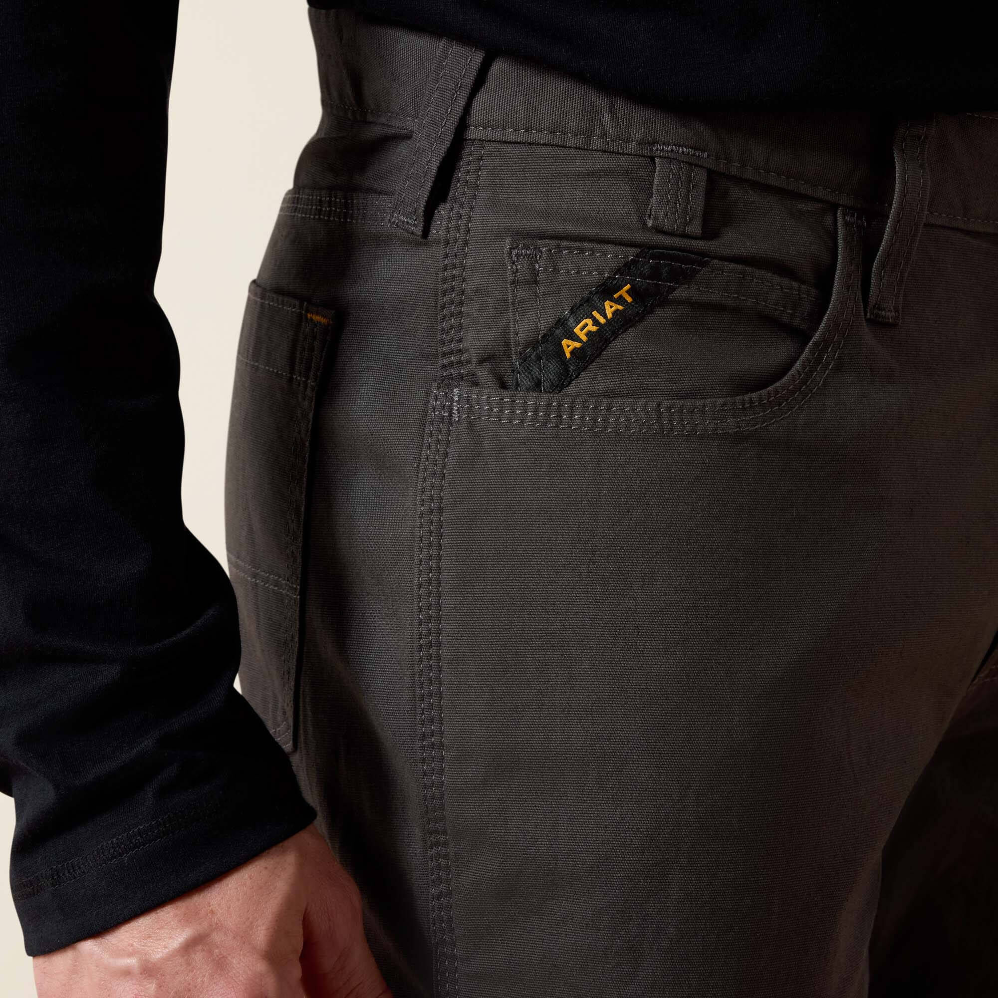 Ariat Rebar M4 Low Rise DuraStretch Made Tough Stackable Straight Leg Pant For Sale