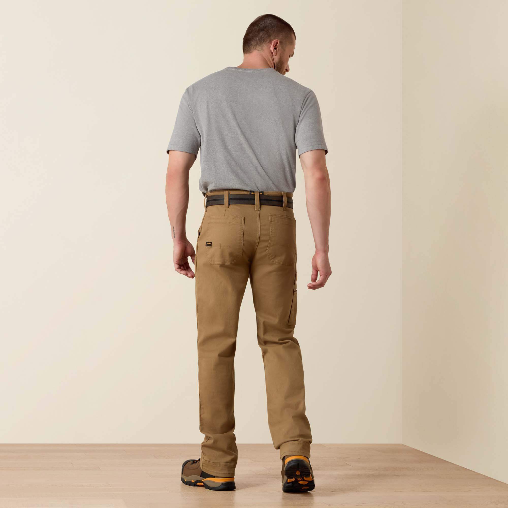 Ariat Rebar M4 Relaxed DuraStretch Washed Twill Dungaree Boot Cut Pant Sale