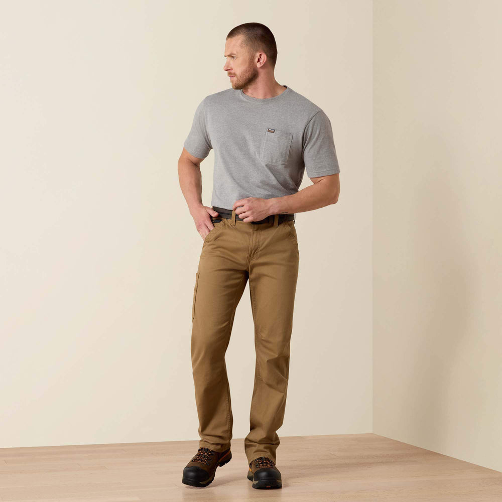 Ariat Rebar M4 Relaxed DuraStretch Washed Twill Dungaree Boot Cut Pant Sale