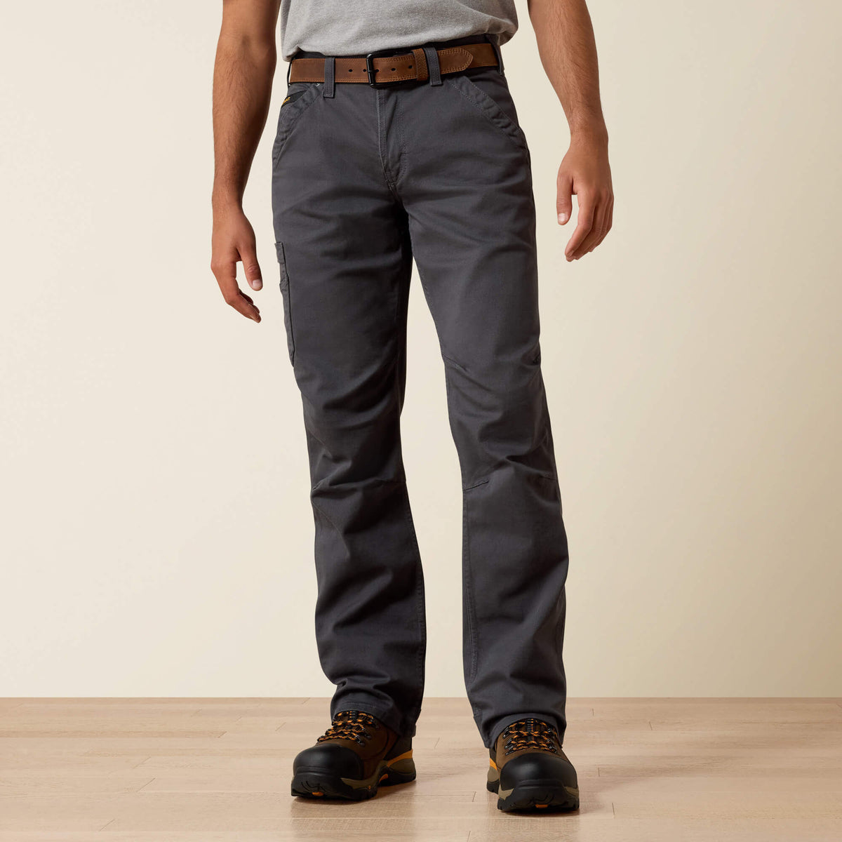 Ariat Rebar M4 Relaxed DuraStretch Washed Twill Dungaree Boot Cut Pant For Sale