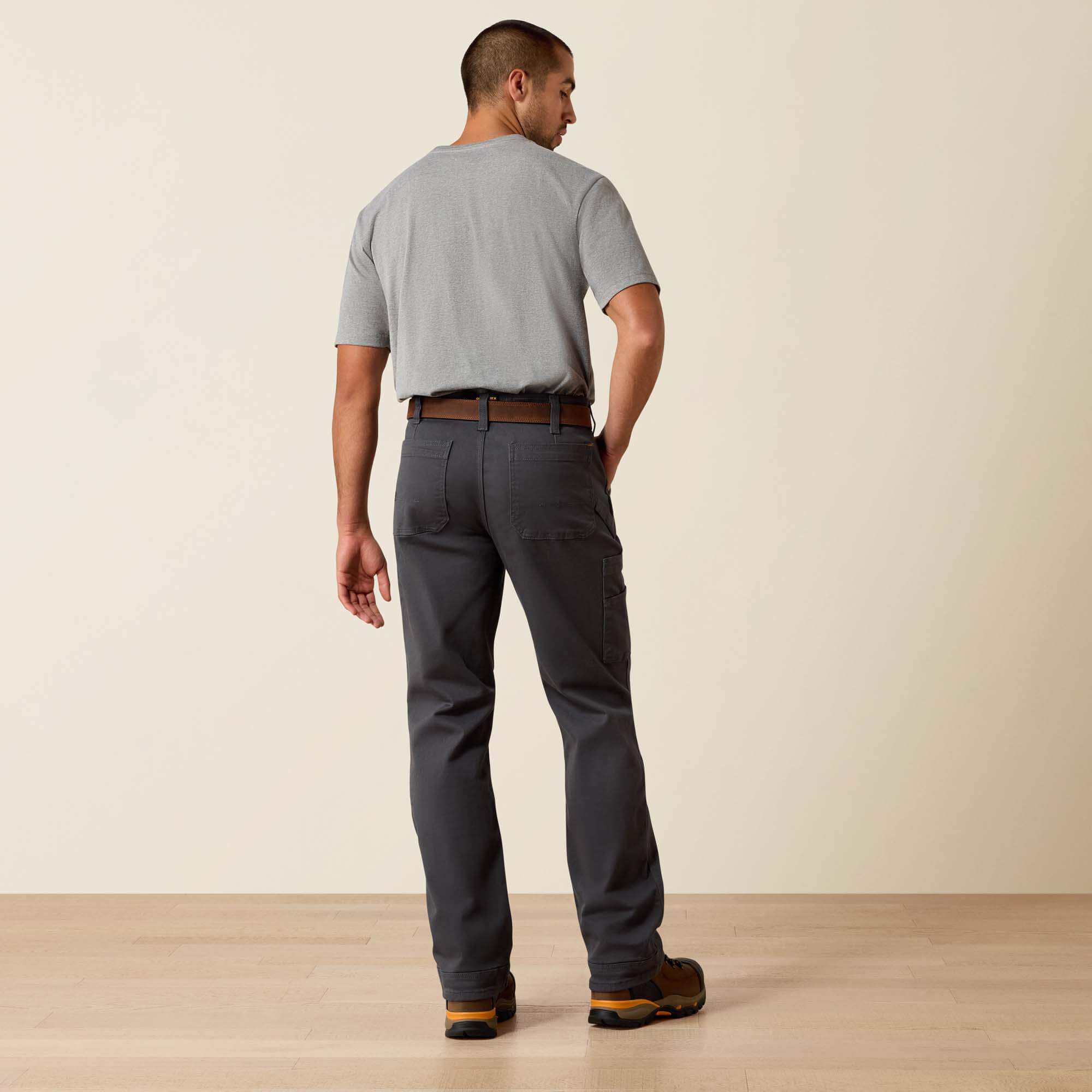 Ariat Rebar M4 Relaxed DuraStretch Washed Twill Dungaree Boot Cut Pant For Sale
