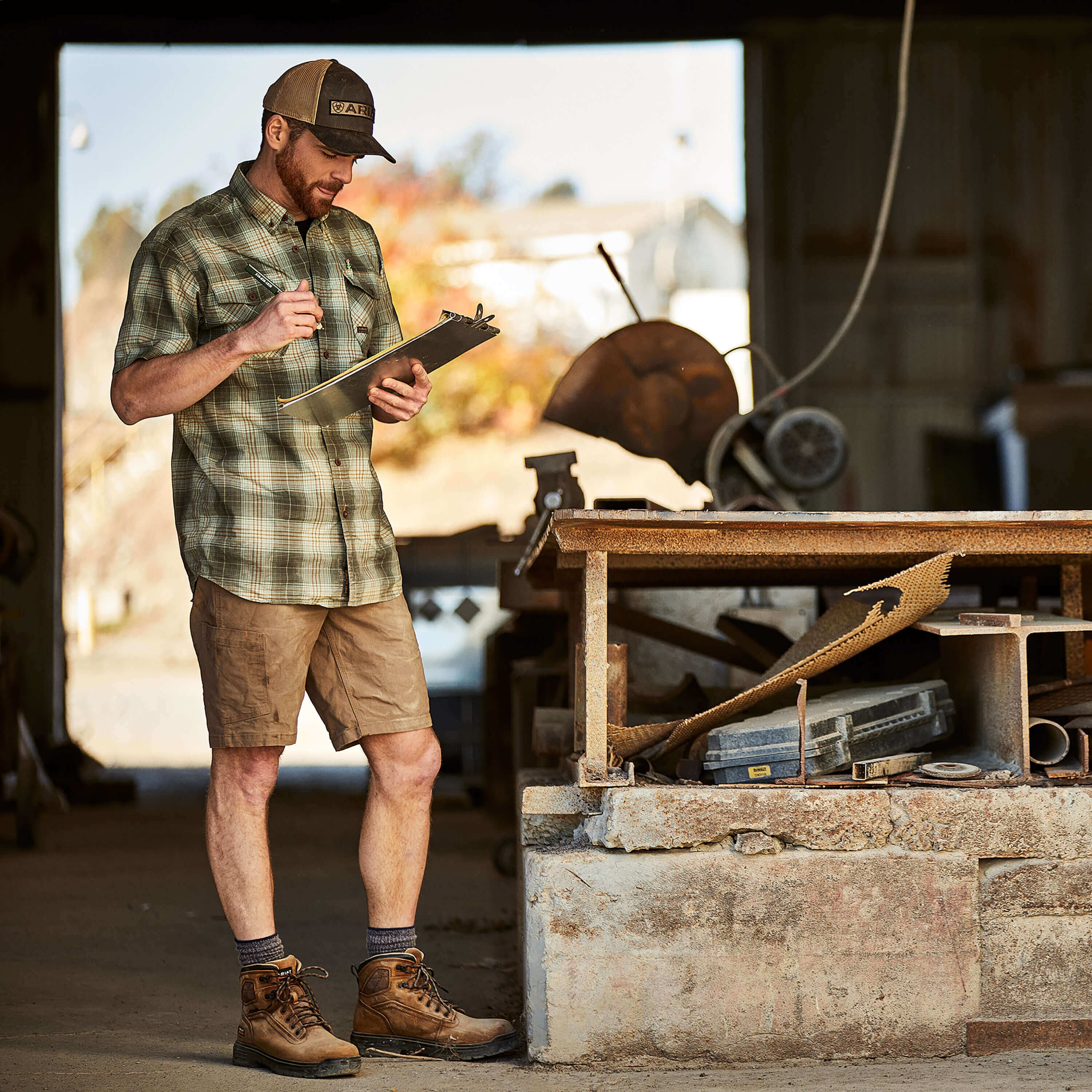 Ariat Rebar DuraStretch Made Tough 10" Short On Sale