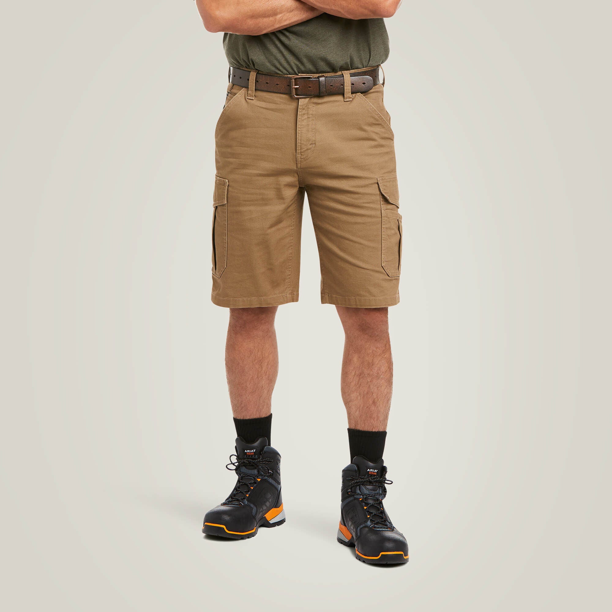 Ariat Rebar DuraStretch Made Tough Cargo 11" Short For Sale