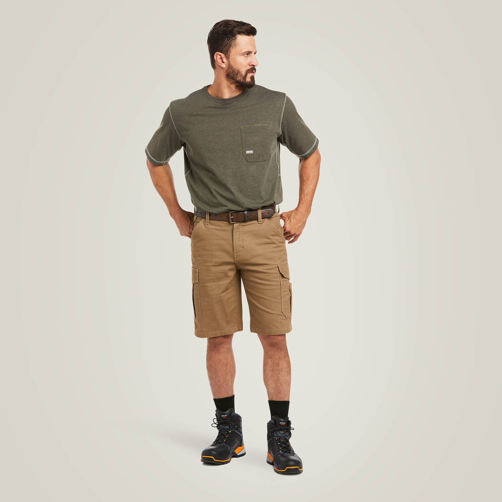 Ariat Rebar DuraStretch Made Tough Cargo 11" Short For Sale