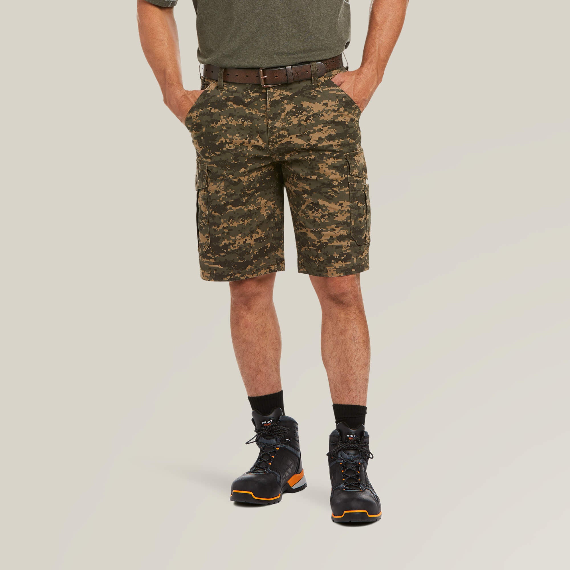 Ariat Rebar DuraStretch Made Tough Cargo 11" Short Sale
