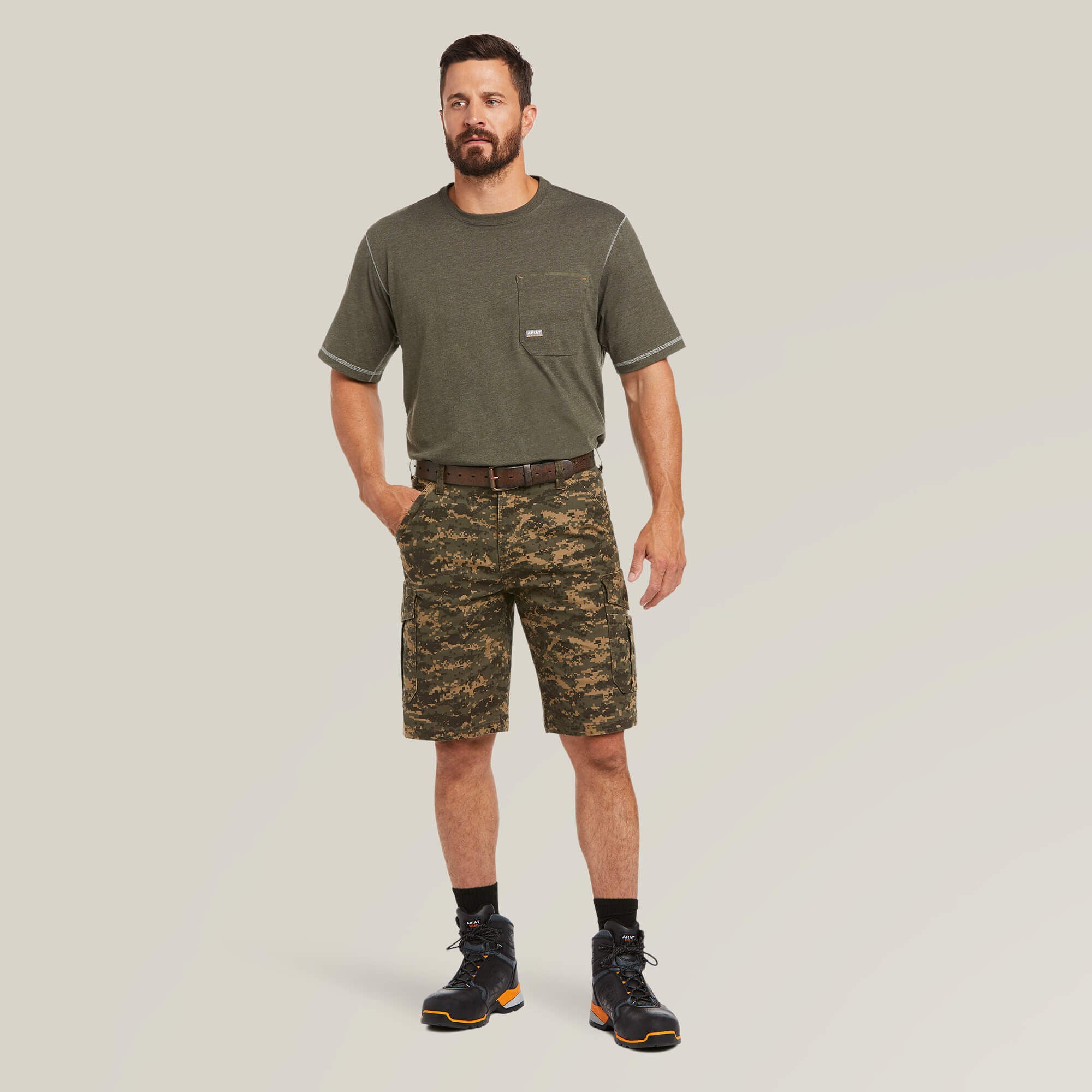 Ariat Rebar DuraStretch Made Tough Cargo 11" Short Sale