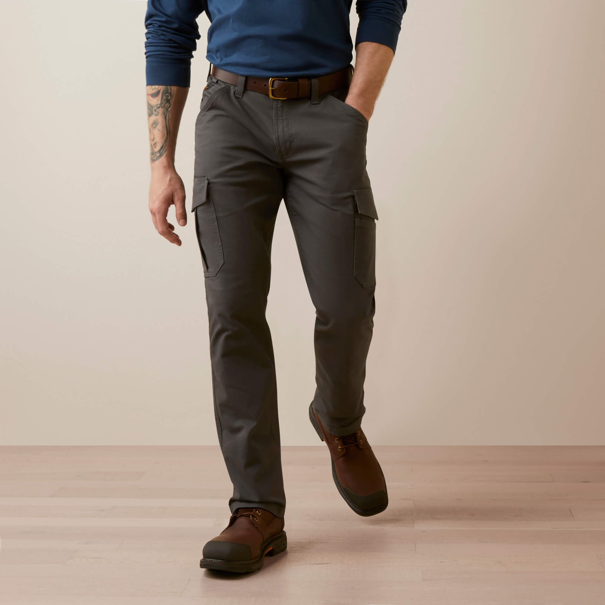 Ariat Rebar M4 Relaxed Made Tough Cargo Straight Pant For Sale