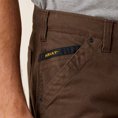 Ariat Rebar M5 Straight DuraStretch Washed Twill Dungaree Straight Leg Pant On Sale
