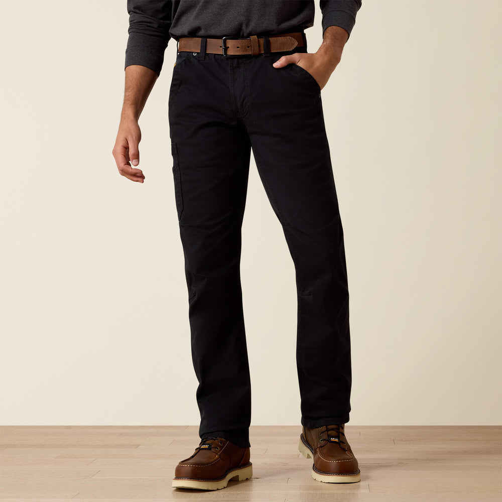 Ariat Rebar M5 Straight DuraStretch Washed Twill Dungaree Straight Leg Pant On Sale