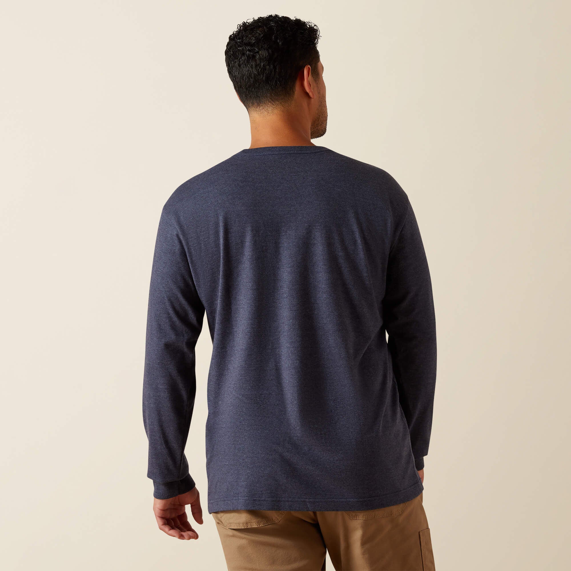Ariat Rebar Cotton Strong Standard Logo Pocket T-Shirt For Sale