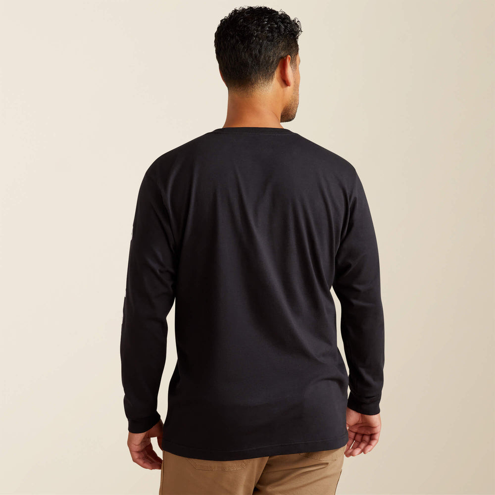 Ariat Rebar Cotton Strong Standard Logo Pocket T-Shirt Discount