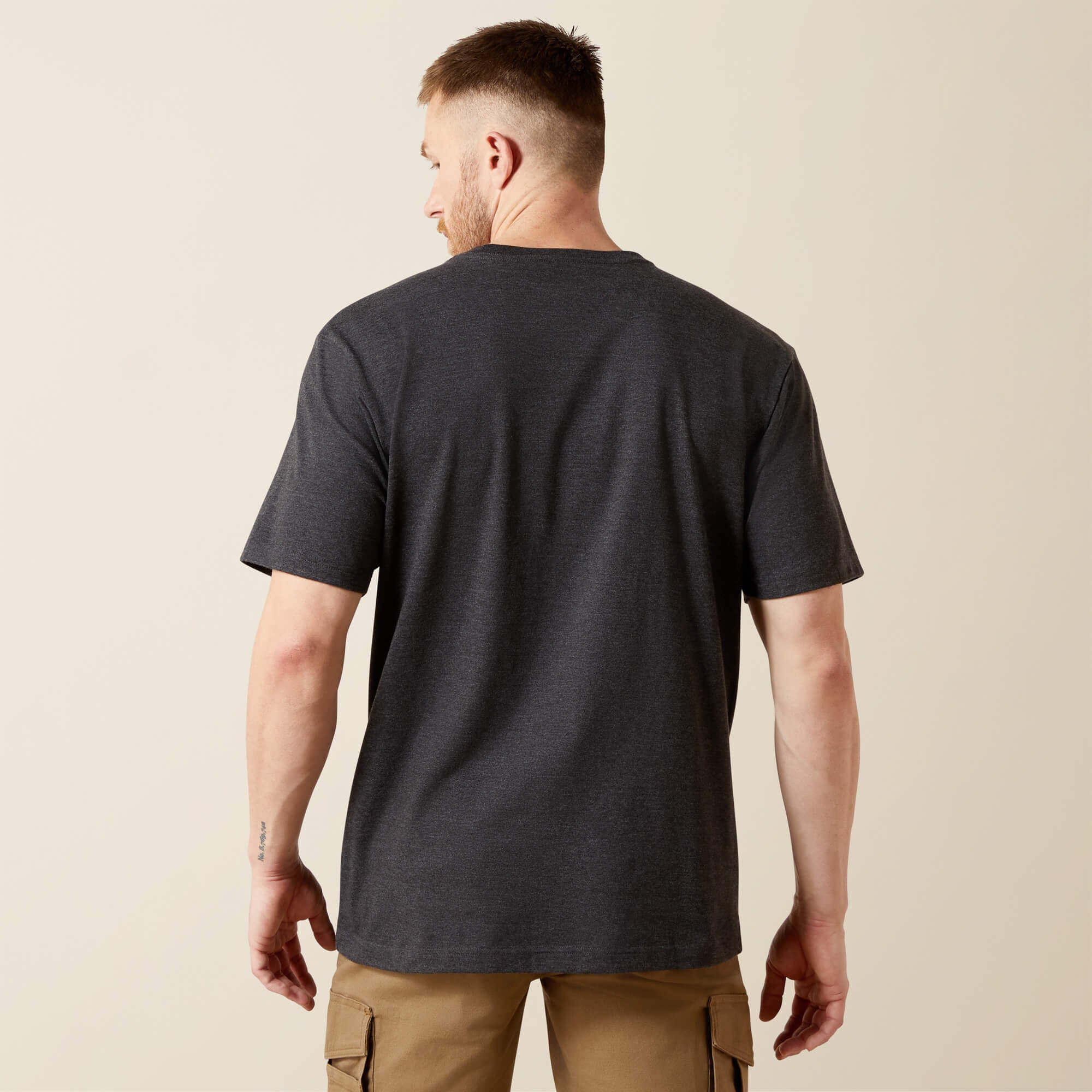 Ariat Rebar Cotton Strong Standard Pocket T-Shirt For Sale