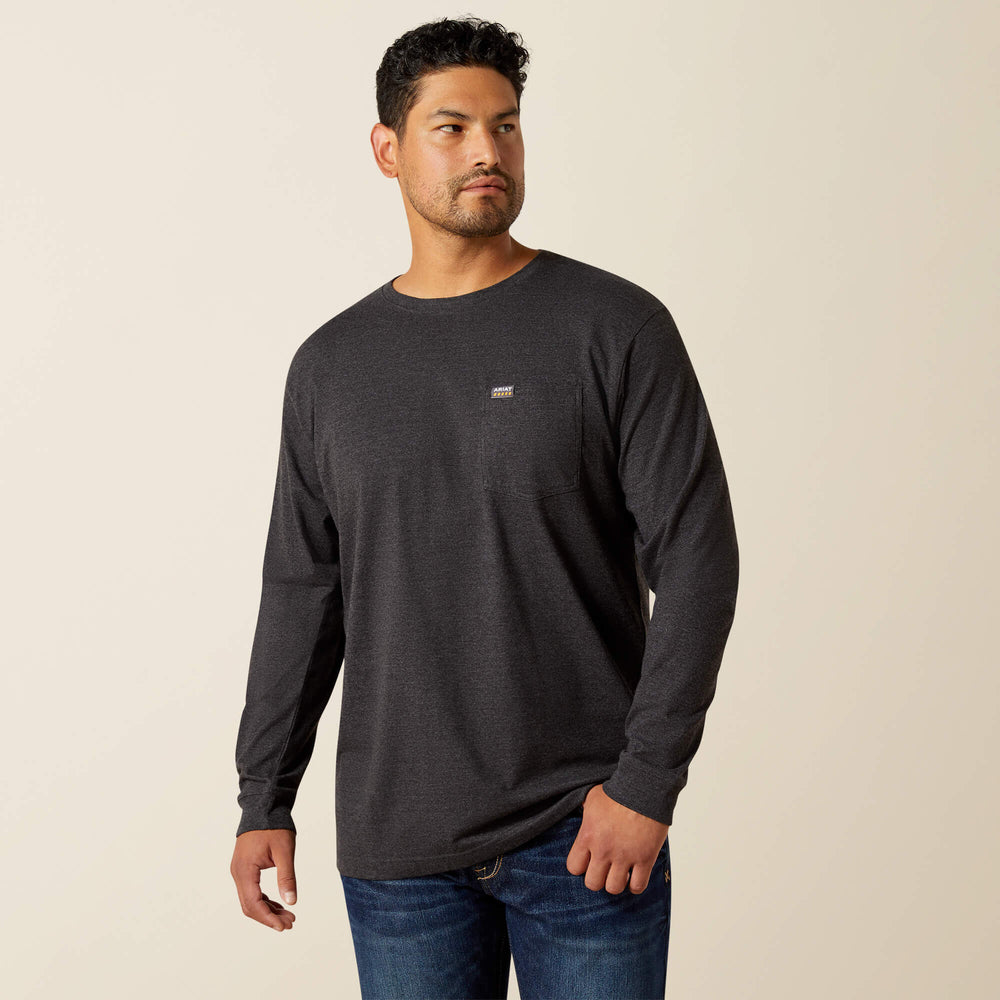 Ariat Rebar Cotton Strong Standard Pocket T-Shirt Outlet