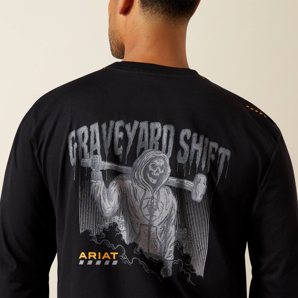 Ariat Rebar Workman Graveyard T-Shirt On Sale
