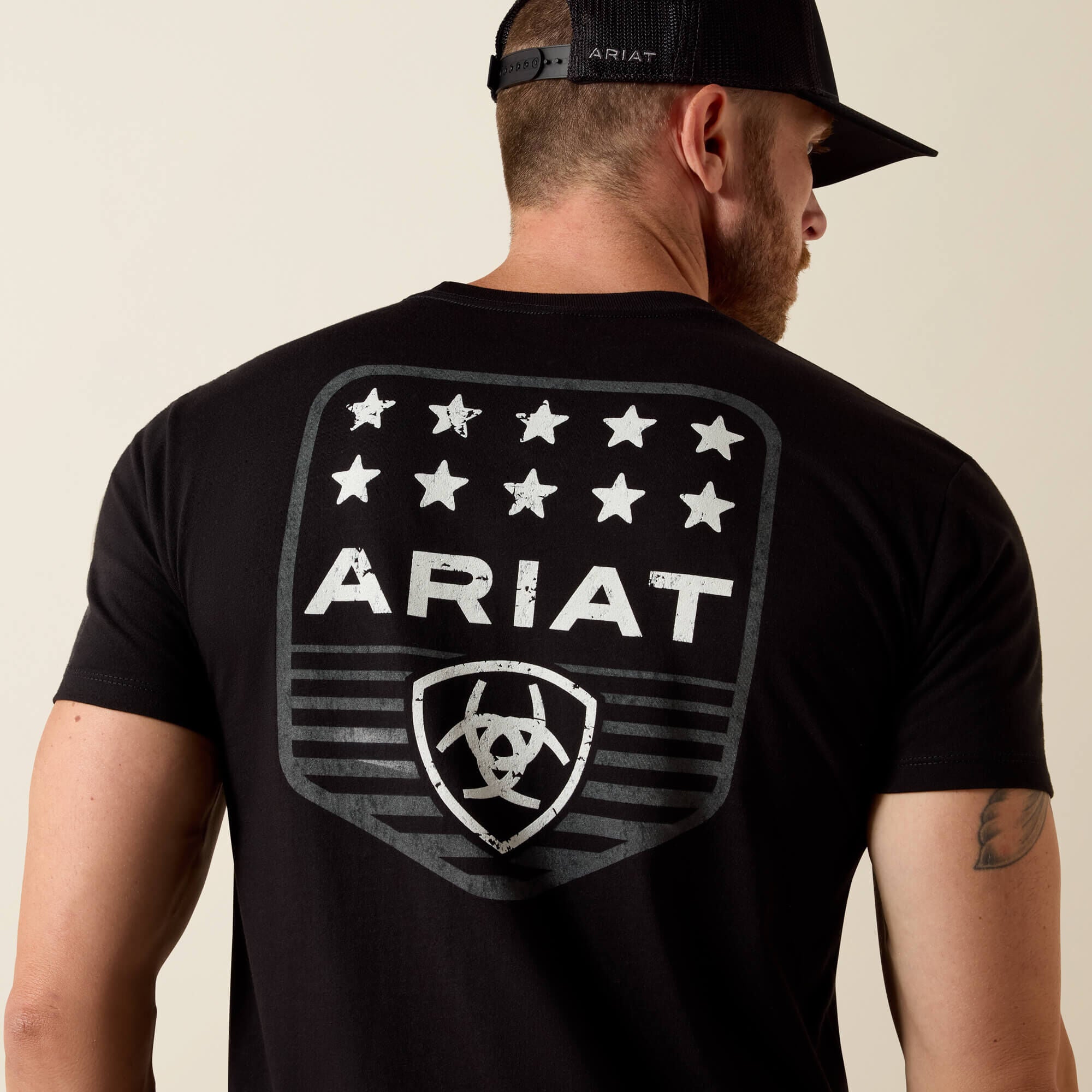 Ariat Ariat Stripe Patriotic Badge T-Shirt For Sale