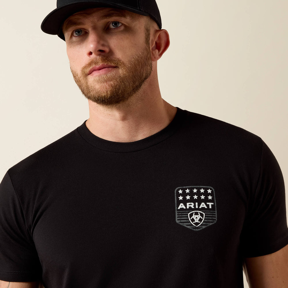 Ariat Ariat Stripe Patriotic Badge T-Shirt For Sale