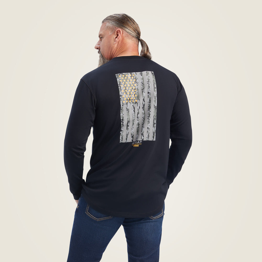 Ariat Rebar Workman Reflective Flag Graphic T-Shirt Online