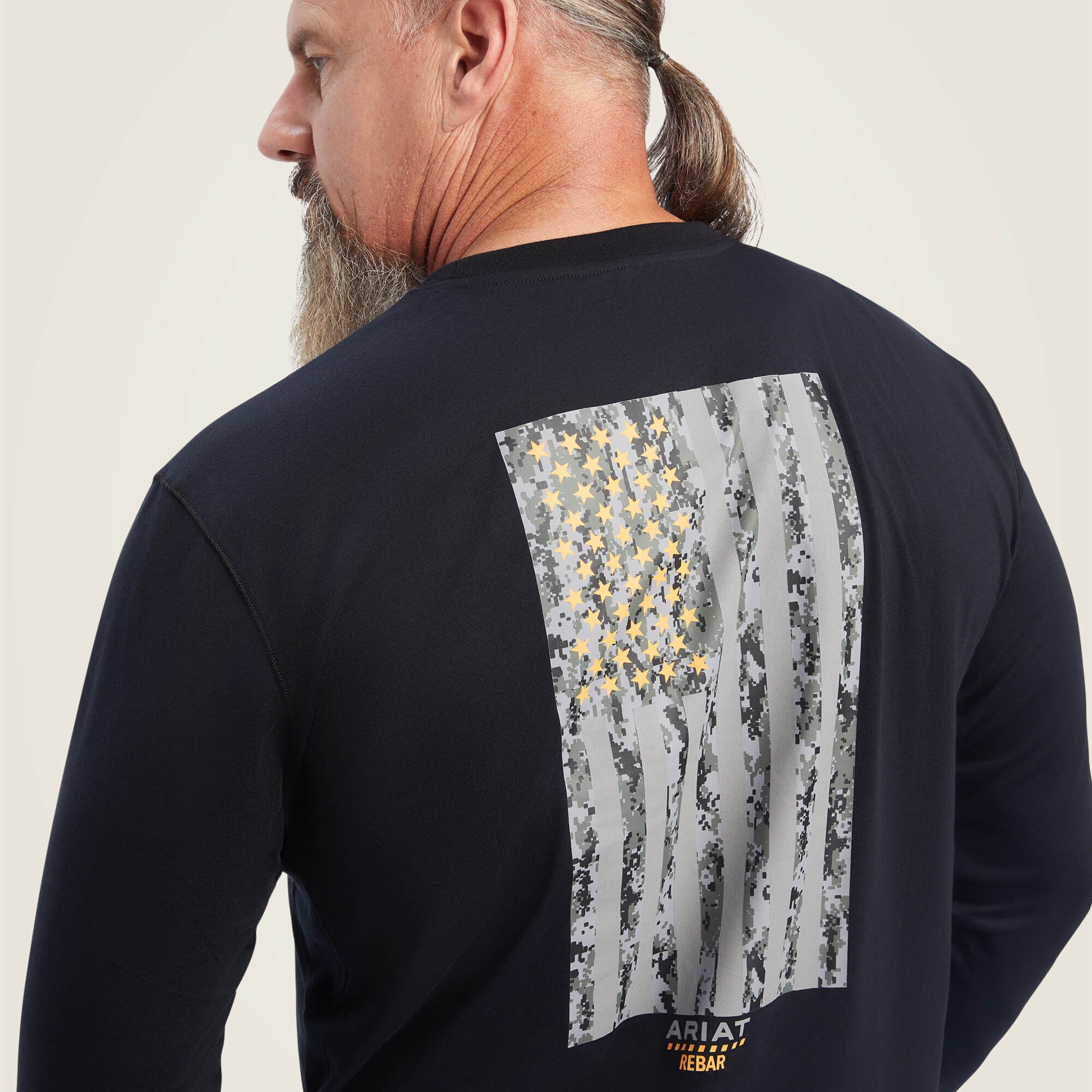 Ariat Rebar Workman Reflective Flag Graphic T-Shirt Online