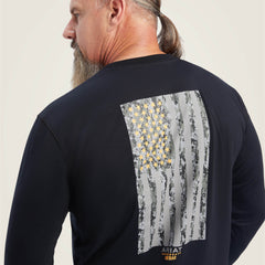 Ariat Rebar Workman Reflective Flag Graphic T-Shirt Online