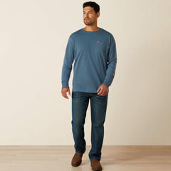 Ariat Rebar Cotton Strong Standard Logo Pocket T-Shirt Outlet