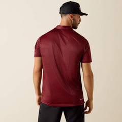 Ariat All Over Print Fitted Polo On Sale