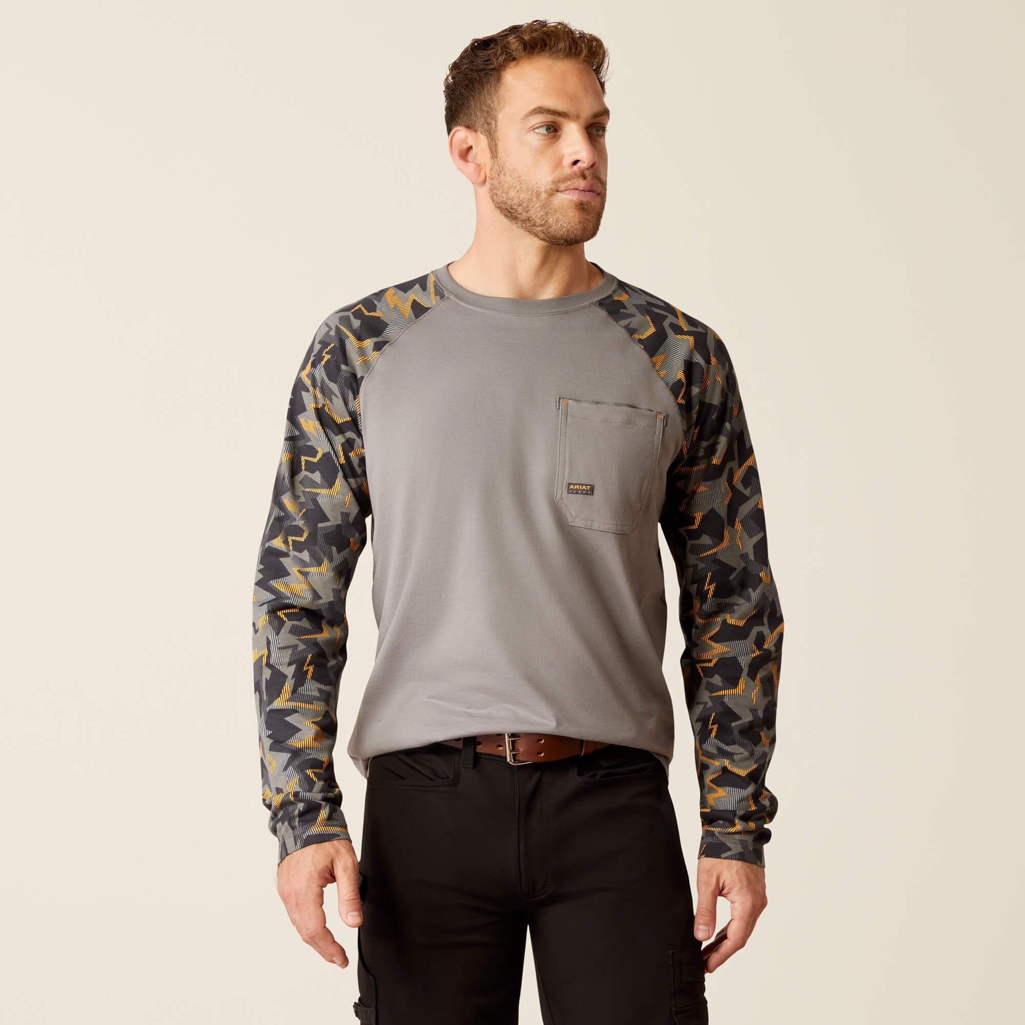 Ariat Rebar Workman Baseball T-Shirt Discount