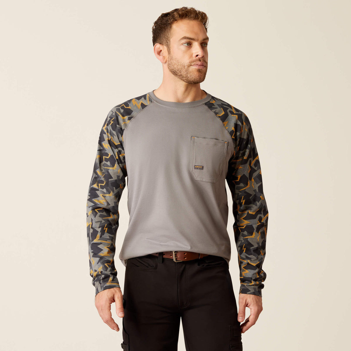 Ariat Rebar Workman Baseball T-Shirt Discount