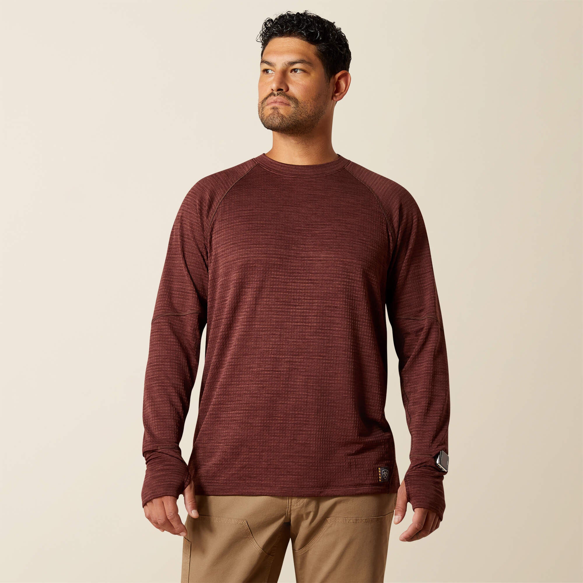 Ariat Rebar Gridwork Crewneck T-Shirt Outlet